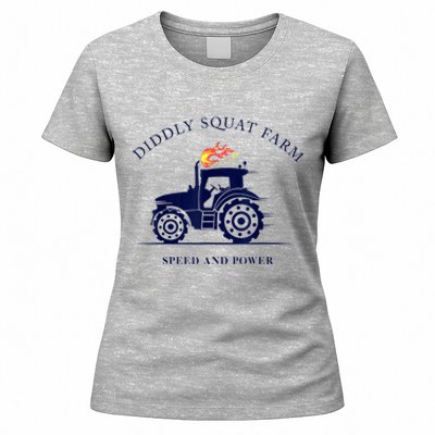 Perfect Tractor Design Diddly Squat Farm Speed And Power Women's T-Shirt