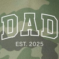 Promoted To Dad Est 2025 Daddy To Be Gifts First Time Dad Legacy Tie Dye Trucker Hat