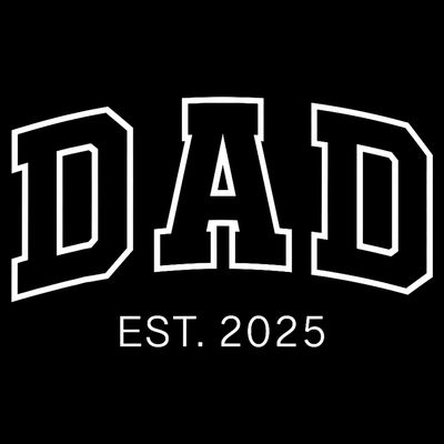 Promoted To Dad Est 2025 Daddy To Be Gifts First Time Dad T-Shirt