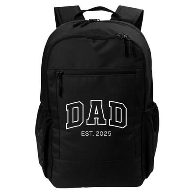 Promoted To Dad Est 2025 Daddy To Be Gifts First Time Dad Backpack