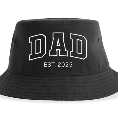 Promoted To Dad Est 2025 Daddy To Be Gifts First Time Dad Sustainable Bucket Hat