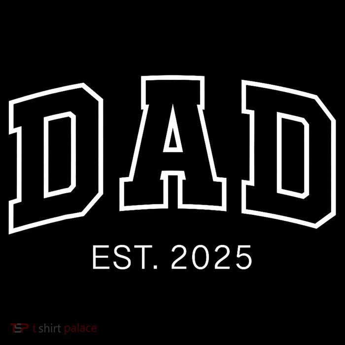 Promoted To Dad Est 2025 Daddy To Be Gifts First Time Dad Flatbill Hat