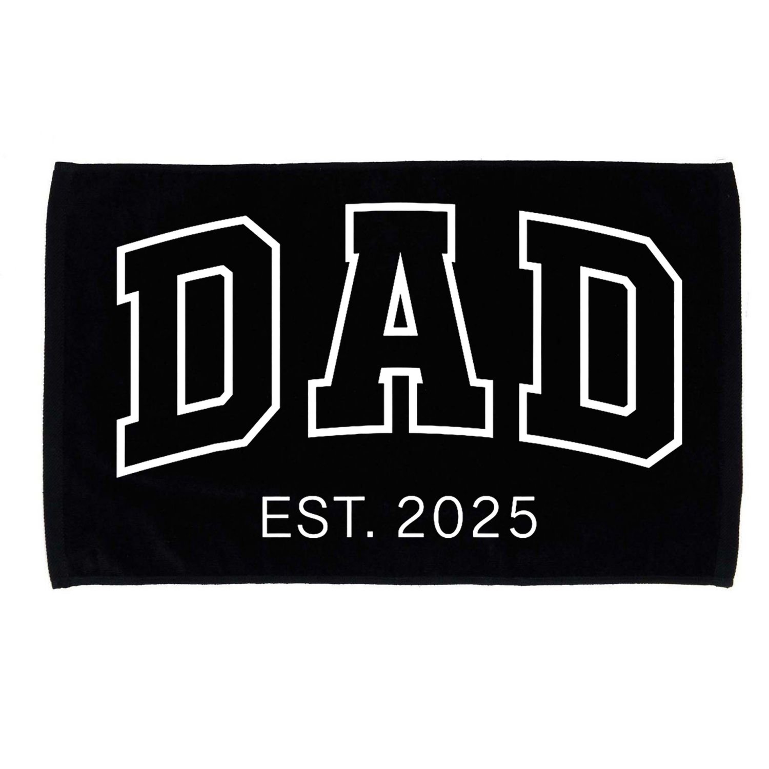 Promoted To Dad Est 2025 Daddy To Be Gifts First Time Dad Microfiber Hand Towel