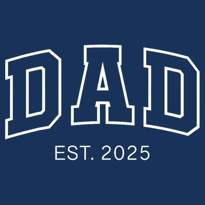 Promoted To Dad Est 2025 Daddy To Be Gifts First Time Dad Infant Baby Jersey Bodysuit