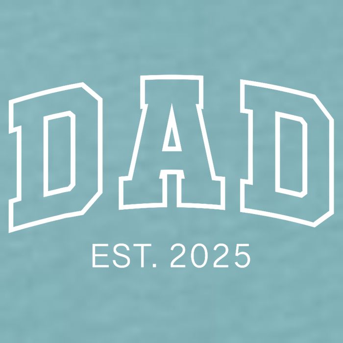 Promoted To Dad Est 2025 Daddy To Be Gifts First Time Dad Sueded Cloud Jersey T-Shirt