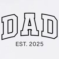 Promoted To Dad Est 2025 Daddy To Be Gifts First Time Dad Garment-Dyed Sweatshirt