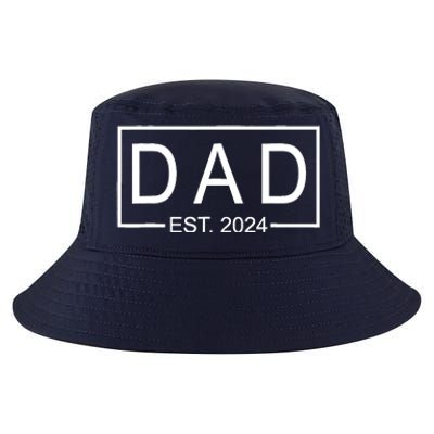 Promoted to Daddy Est 2024 Father's Day First Time Dad Cool Comfort Performance Bucket Hat