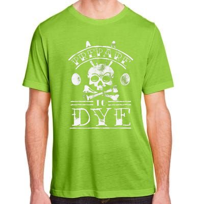 Prepare To Dye Bunny Skull Tattoo Funny Easter Adult ChromaSoft Performance T-Shirt