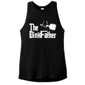 Pickleball The Dinkfather funny sport lovers  Ladies PosiCharge Tri-Blend Wicking Tank