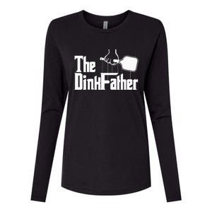 Pickleball The Dinkfather funny sport lovers  Womens Cotton Relaxed Long Sleeve T-Shirt