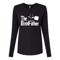 Pickleball The Dinkfather funny sport lovers  Womens Cotton Relaxed Long Sleeve T-Shirt