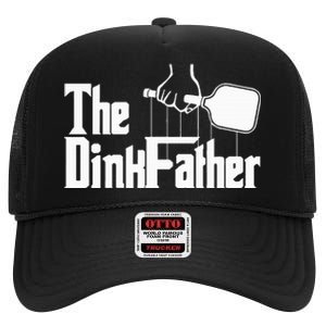 Pickleball The Dinkfather funny sport lovers  High Crown Mesh Back Trucker Hat