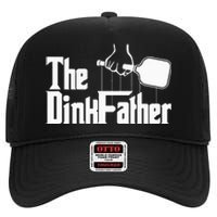 Pickleball The Dinkfather funny sport lovers  High Crown Mesh Back Trucker Hat