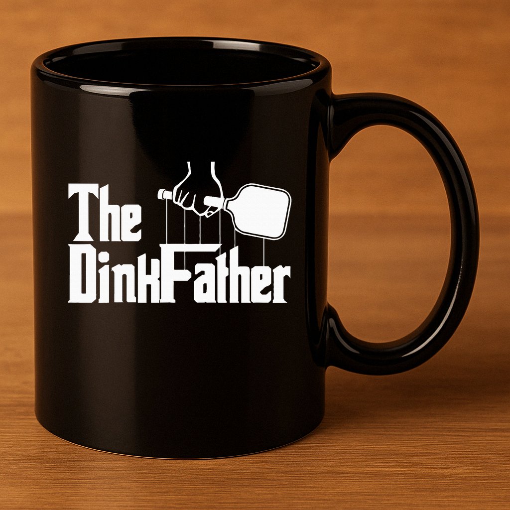 Pickleball The Dinkfather funny sport lovers  11oz C Handle Ceramic Mug