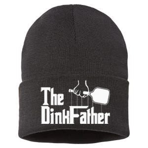 Pickleball The Dinkfather funny sport lovers  Sustainable Knit Beanie