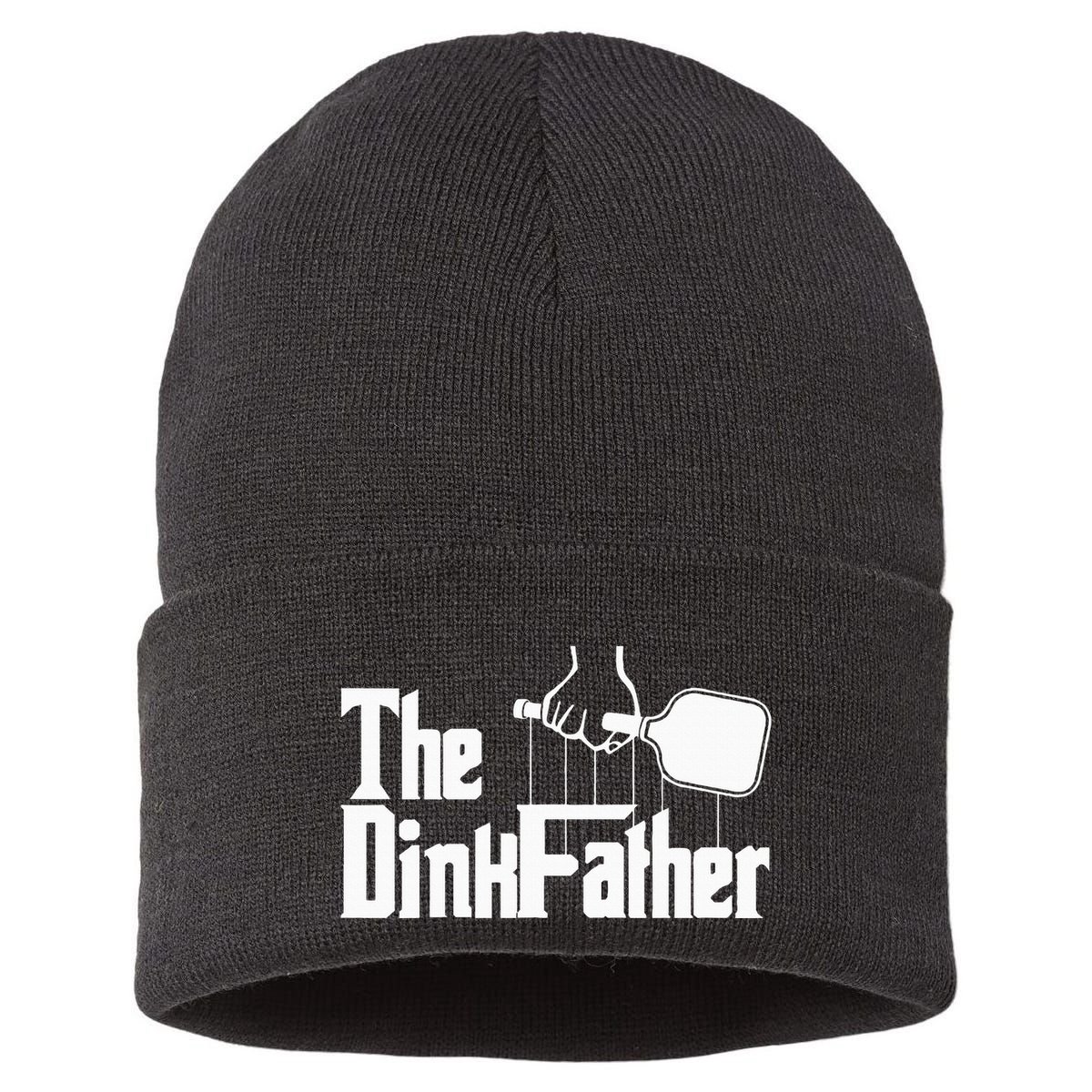 Pickleball The Dinkfather funny sport lovers  Sustainable Knit Beanie