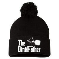 Pickleball The Dinkfather funny sport lovers  Pom Pom 12in Knit Beanie