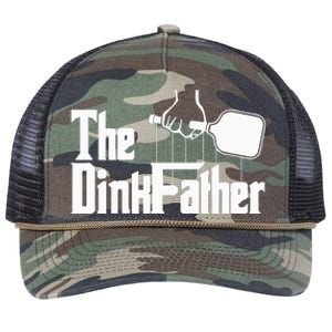 Pickleball The Dinkfather funny sport lovers  Retro Rope Trucker Hat Cap