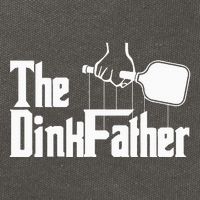 Pickleball The Dinkfather funny sport lovers  Cotton Canvas Backpack
