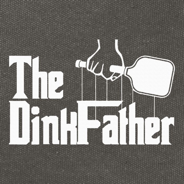 Pickleball The Dinkfather funny sport lovers  Cotton Canvas Backpack