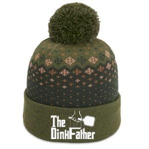 Pickleball The Dinkfather funny sport lovers  The Baniff Cuffed Pom Beanie