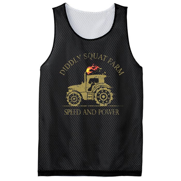 Perfect Tractor Design Diddly Squat Farm Speed And Power Mesh Reversible Basketball Jersey Tank