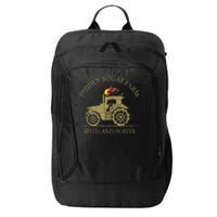 Perfect Tractor Design Diddly Squat Farm Speed And Power City Backpack