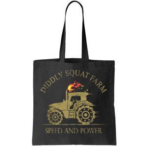 Perfect Tractor Design Diddly Squat Farm Speed And Power Tote Bag