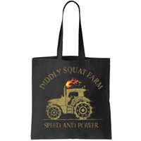 Perfect Tractor Design Diddly Squat Farm Speed And Power Tote Bag