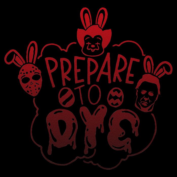 Prepare To Dye Horror Easter Day Movie Eggs Hunting Bunny 16 in Basic Backpack