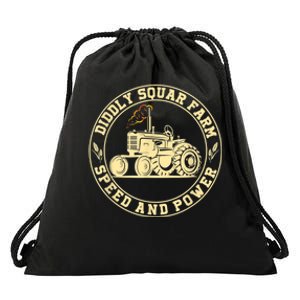 Perfect Tractor Design Diddly Squat Farm Speed And Power Drawstring Bag