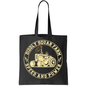 Perfect Tractor Design Diddly Squat Farm Speed And Power Tote Bag