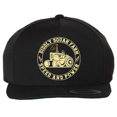 Perfect Tractor Design Diddly Squat Farm Speed And Power Wool Snapback Cap