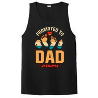 Promoted To Daddy 2024 Vintage Soon To Be New Dad Father Day PosiCharge Competitor Tank