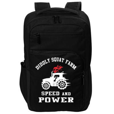 Perfect Tractor Design Diddly Squat Farm Speed And Power Impact Tech Backpack