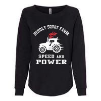 Perfect Tractor Design Diddly Squat Farm Speed And Power Womens California Wash Sweatshirt