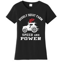 Perfect Tractor Design Diddly Squat Farm Speed And Power Women's T-Shirt