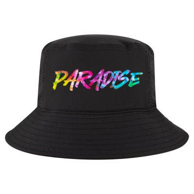 Paradise Tie Dye Colors Cool Comfort Performance Bucket Hat