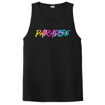 Paradise Tie Dye Colors PosiCharge Competitor Tank