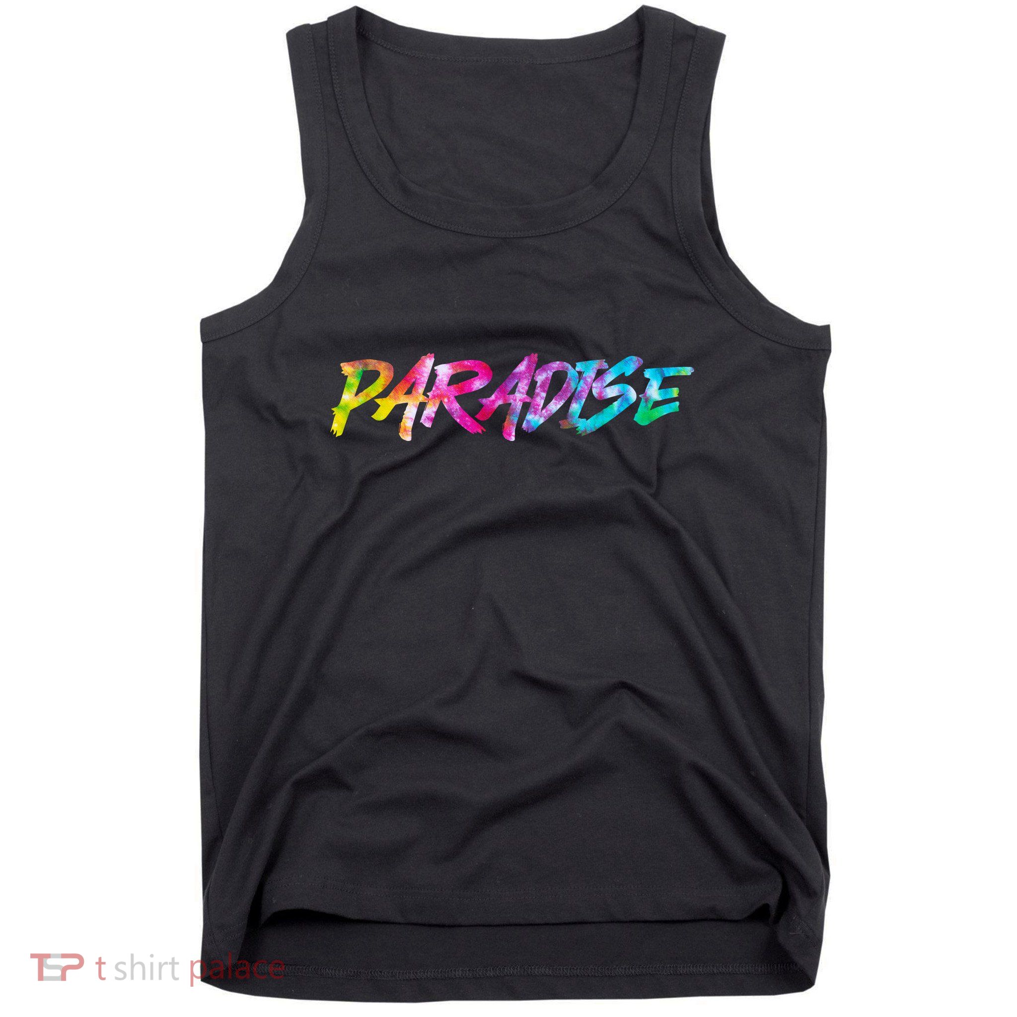 Paradise Tie Dye Colors Tank Top