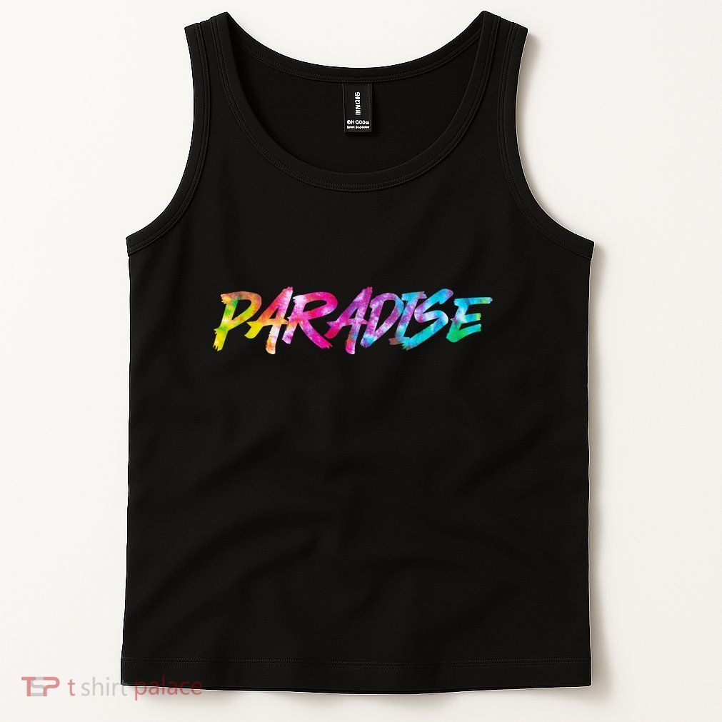 Paradise Tie Dye Colors Tank Top