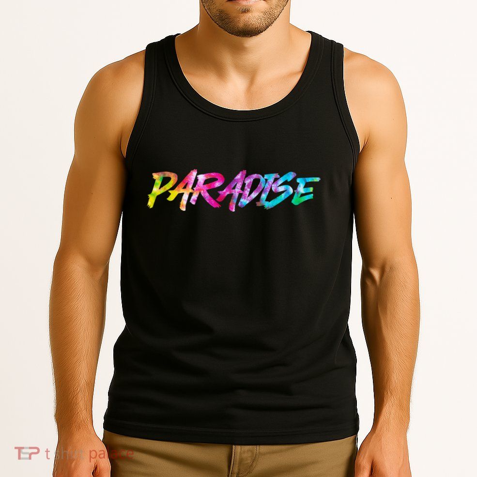 Paradise Tie Dye Colors Tank Top