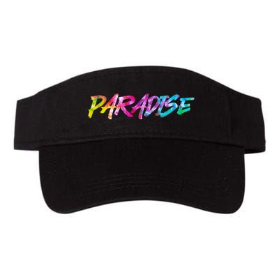 Paradise Tie Dye Colors Visor