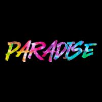 Paradise Tie Dye Colors Womens T-Shirt