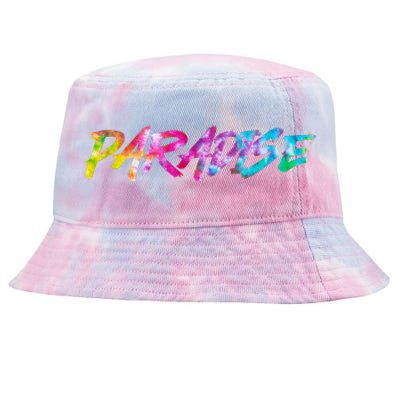 Paradise Tie Dye Colors Tie-Dyed Bucket Hat