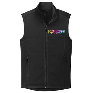 Paradise Tie Dye Colors Collective Smooth Fleece Vest