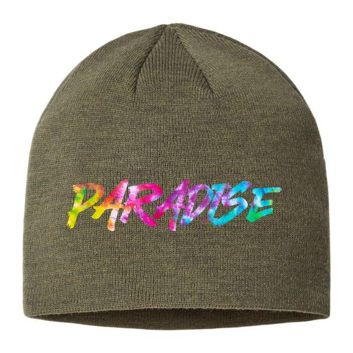 Paradise Tie Dye Colors Sustainable Beanie