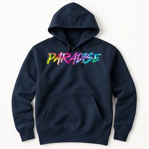 Paradise Tie Dye Colors Hoodie