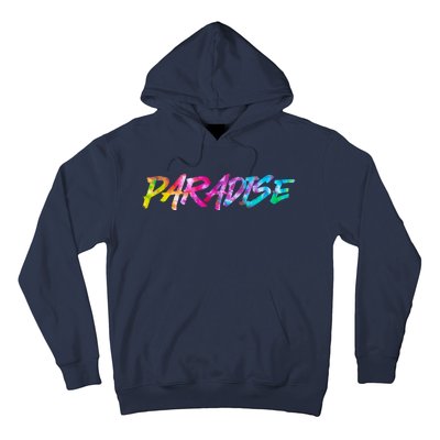 Paradise Tie Dye Colors Hoodie