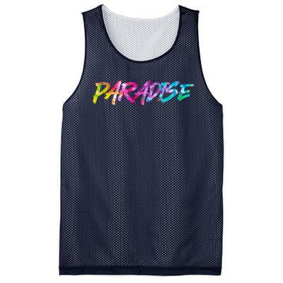 Paradise Tie Dye Colors Mesh Reversible Basketball Jersey Tank